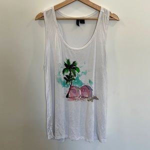 Cynthia Rowley Beach House Graphic Tank